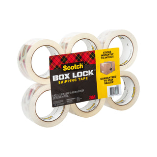 Scotch® Shipping Packaging Tape 3950-6, 1.88 in x 54.6 yd (48 mm x 50 m)