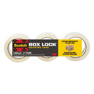 Scotch® Shipping Packaging Tape 3950-3, 1.88 in x 54.6 yd (48 mm x 50 m)