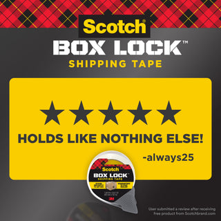 Scotch® Shipping Packaging Tape 3950-3, 1.88 in x 54.6 yd (48 mm x 50 m)