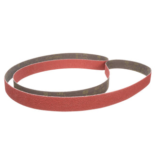 3M Cubitron II Cloth Belt 984F, 80+ YF-weight, 5/8 in x 72 in, Film-lok