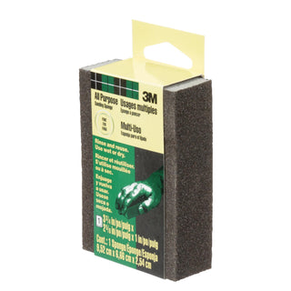 3M Sanding Sponge CP-001-ESF, Block, 3 3/4 in x 2 5/8 in x 1 in, Fine