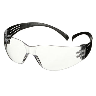 3M SecureFit 100 Series SF101AS-BLK, Black Temples, Clear Anti-Scratch Lens