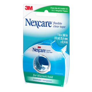 Nexcare Flexible Clear First Aid Tape Dispenser 778, 1 in x 10 yd