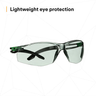 3M SecureFit 500 Series SF517AF-GRN, Black/Green, IR 1.7 Gray AF-AS Lens