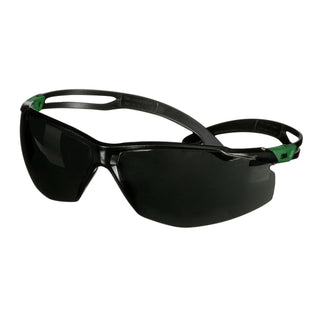 3M SecureFit 500 Series SF550AF-GRN, Black/Green, IR 5.0 Gray AF-AS Lens