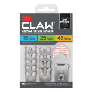 3M CLAW Drywall Picture Hanger Variety Pack with Spot Markers 3PHKITM-10ES