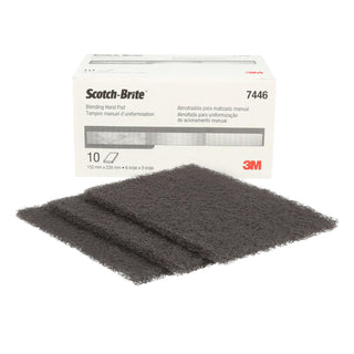 Scotch-Brite Blending Hand Pad 7446, HP-HP, SiC Medium, Gray, 6 in x 9
in