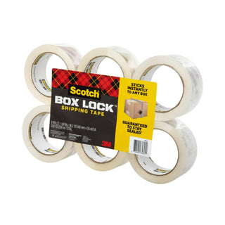 Scotch® Shipping Packaging Tape 3950S-6, 1.88 in x 38.2 yd (48 mm x 35 m)