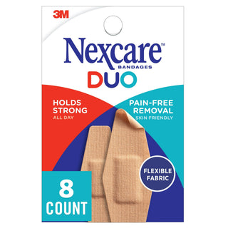 Nexcare DUO Bandages DSA-8CP, Convience Pack, 8ct