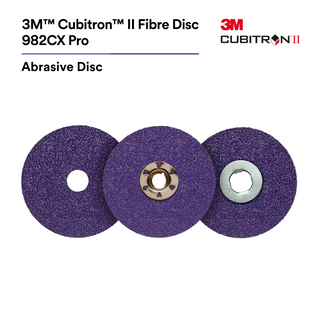 3M Cubitron II Fibre Disc 982CX Pro, 36+, TN Quick Change, 7 in, Die
TN700BB