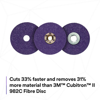 3M Cubitron II Fibre Disc 982CX Pro, 36+, TN Quick Change, 7 in, Die
TN700BB