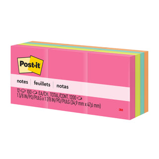 Post-it® Notes 653AN, 1 3/8 in x 1 7/8 in (34.9 mm x 47.6 mm)