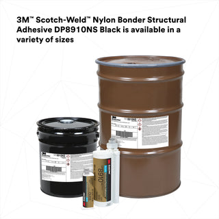 3M Scotch-Weld Nylon Bonder Structural Adhesive DP8910NS, Black, 45 mL Duo-Pak