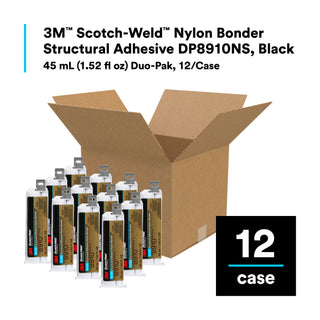 3M Scotch-Weld Nylon Bonder Structural Adhesive DP8910NS, Black, 45 mL Duo-Pak