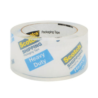 Scotch® Heavy Duty Shipping Packaging Tape 3850S-RD-12GC, 1.88 in x 38.2 yd