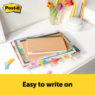 Post-it® Page Markers 670-5AN, 1/2 in x 1 7/8 in (12.7 mm x 47.6 mm)