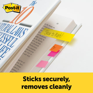 Post-it® Page Markers 670-5AN, 1/2 in x 1 7/8 in (12.7 mm x 47.6 mm)