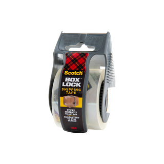 Scotch® Box Lock Shipping Tape 195L-DC, 1.88 in x 27.7 yd (48 mm x 25.4 m)