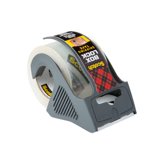 Scotch® Box Lock Shipping Tape 195L-DC, 1.88 in x 27.7 yd (48 mm x 25.4 m)