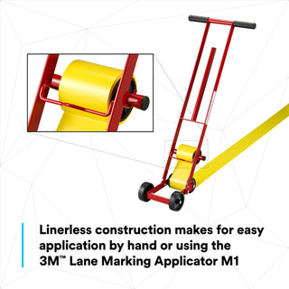 3M Durable Floor Marking Tape 971, Yellow, 2 in x 36 yd, 17 mil, 6Roll/Case