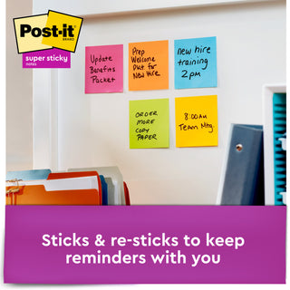 Post-it® Notes 3321-5SSAU, 3 in x 3 in (76 mm x 76 mm)