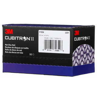 3M Cubitron II Net Disc Roll 31654, 220+, 6 in, 50 Discs/Roll