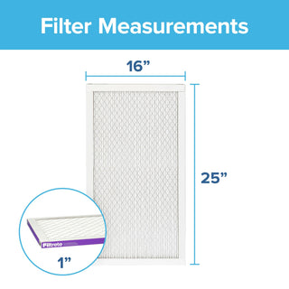 Filtrete High Performance Air Filter 1500 MPR, 2001-4, 16 in x 25 in x 1 in