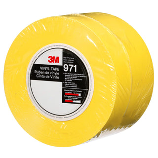 3M Durable Floor Marking Tape 971, Yellow, 4 in x 36 yd, 17 mil, 3 Rolls/Case