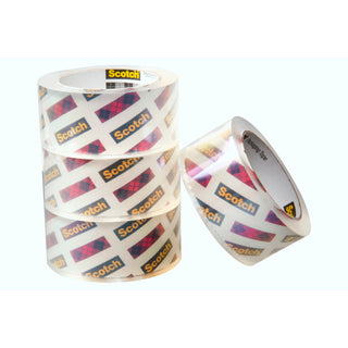 Scotch® Box Lock Shipping Tape 3950-4-SRM, 1.88 in x 54.6 yd (48 mm x 50 m)