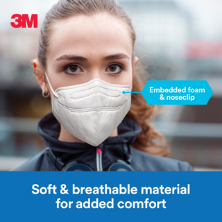 3M Advanced Filtering Face Mask, AFFM-1-DC, One Size, 1 pack