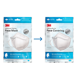 3M Advanced Filtering Face Mask, AFFM-1-DC, One Size, 1 pack