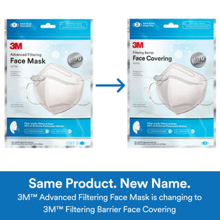 3M Advanced Filtering Face Mask, AFFM-3, One Size, 3 Pack