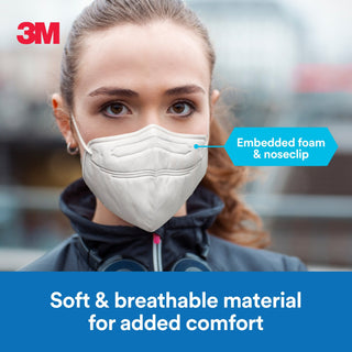 3M Advanced Filtering Face Mask, AFFM-3, One Size, 3 Pack