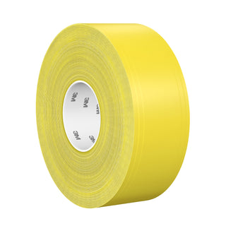 3M Durable Floor Marking Tape 971, Yellow, 3 in x 36 yd, 17 mil, 4 Rolls/Case