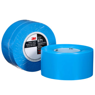 3M Durable Floor Marking Tape 971, Blue, 3 in x 36 yd, 17 mil