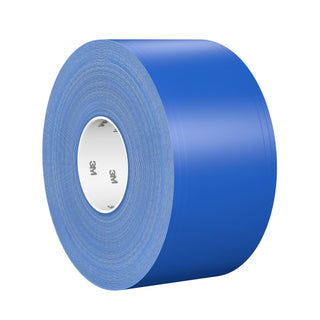 3M Durable Floor Marking Tape 971, Blue, 4 in x 36 yd, 17 mil, 3 Rolls/Case