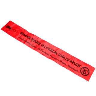 3M Electronic Marking System (EMS) Warning Tape 7902-XT, Red, 6 in, Power, 500ft