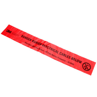 3M Electronic Marking System (EMS) Caution Tape 7902, Red, 6 in, Power, 500 ft