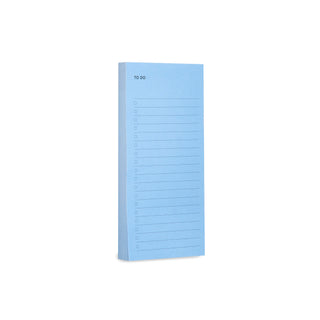 Post-it® Printed Notes NTD-36-BLU3, 2.9 in x 5.7 in (73 mm x 144 mm)