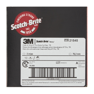 Scotch-Brite Roloc Clean and Strip XT Pro Extra Cut Disc, XC-DR