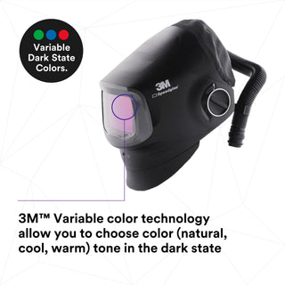 3M Speedglas Heavy-Duty Welding Helmet G5-01 w 3M V-100 Vortex Cooling Valve