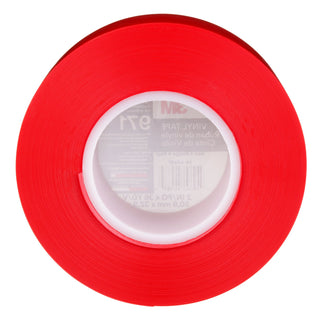 3M Durable Floor Marking Tape 971, Red, 2 in x 36 yd, 17 mil, 6 Rolls/Case