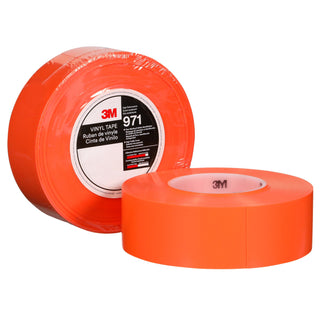 3M Durable Floor Marking Tape 971, Orange, 2 in x 36 yd, 17 mil, 6 Rolls/Case