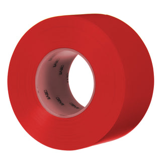 3M Durable Floor Marking Tape 971, Red, 3 in x 36 yd, 17 mil, 4 Rolls/Case