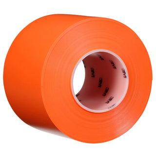 3M Durable Floor Marking Tape 971, Orange, 4 in x 36 yd, 17 mil, 3 Rolls/Case