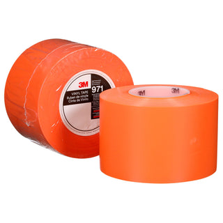 3M Durable Floor Marking Tape 971, Orange, 4 in x 36 yd, 17 mil, 3 Rolls/Case