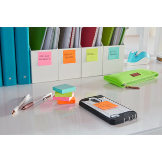 Post-it® Super Sticky Notes 622-8SSMIA, 1 7/8 in x 1 7/8 in (47.6 mm x 47.6 mm)