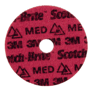 Scotch-Brite Precision Surface Conditioning Disc, PN-DH, Medium, 5 in x 7/8 in