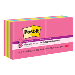 Post-it® Super Sticky Dispenser Pop-up Notes R330-10SSPGO, 3 in x 3 in