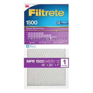 Filtrete High Performance Air Filter 1500 MPR 2005-4, 14 in x 20 in x 1 in